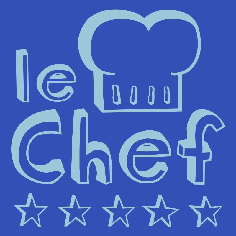 Le Chef Vater, Ehemann oder man Meister der Grill,