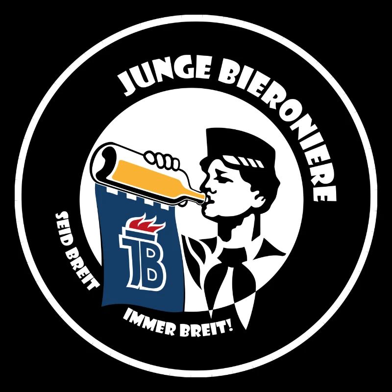 junge Bieroniere Button