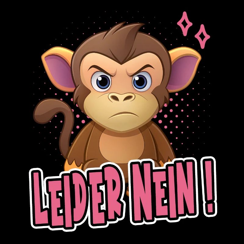 Malheureusement, pas de design de singe drôle