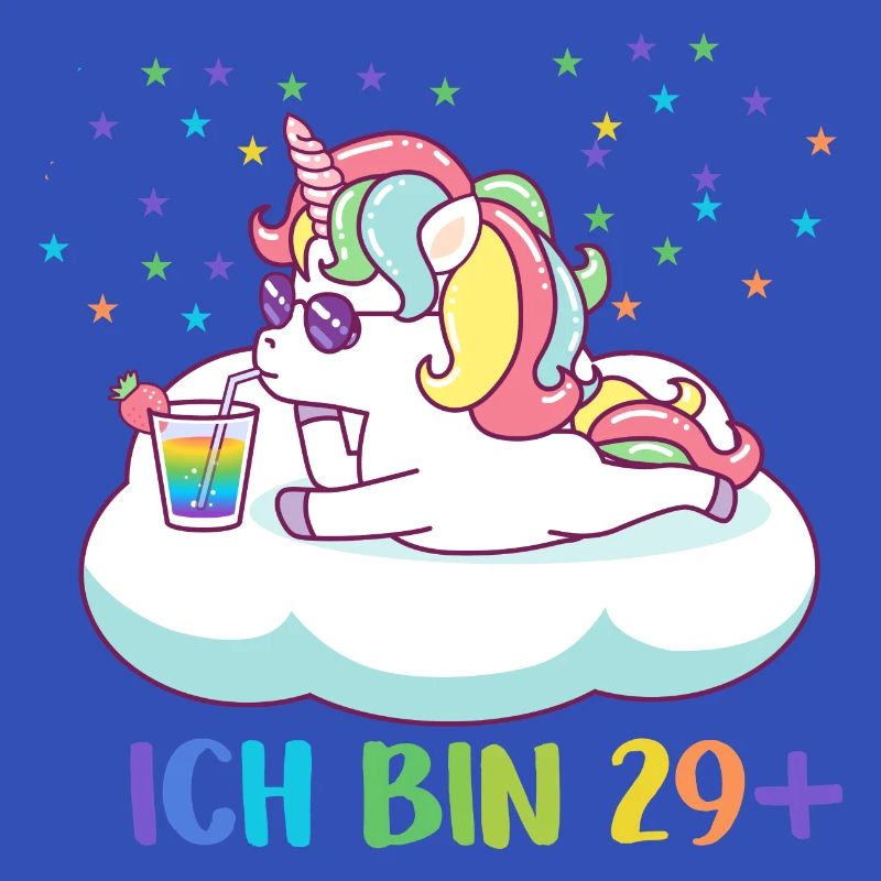 30.Geburtstag Einhorn Ich bin 29