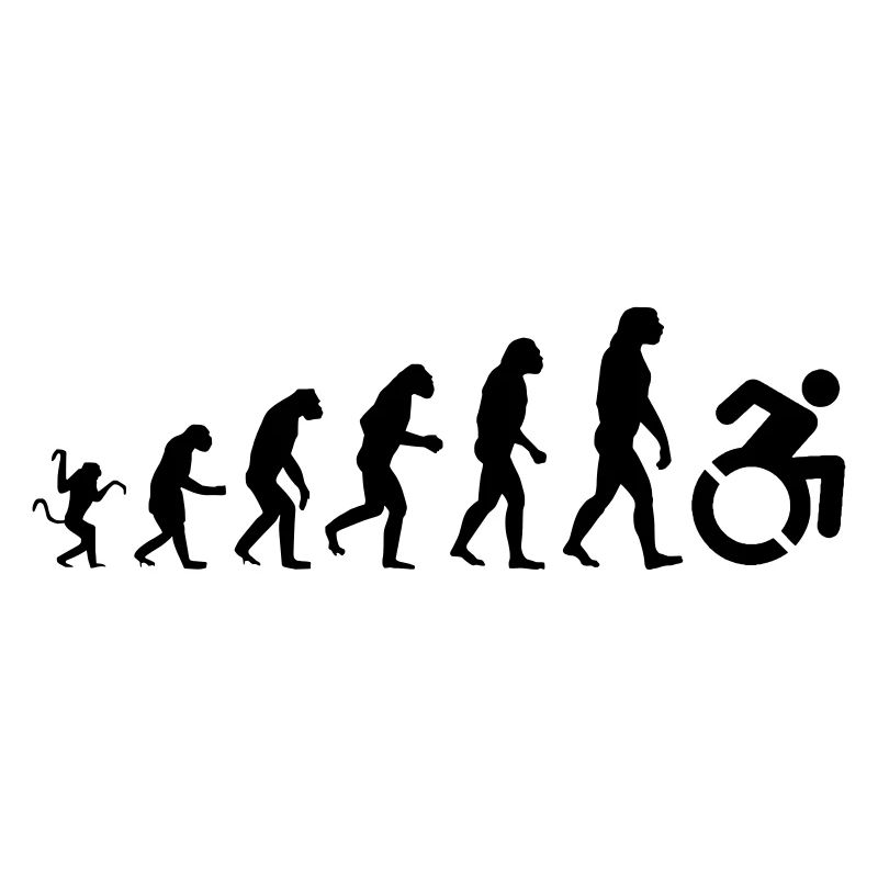 Evolution des Rollstuhls *