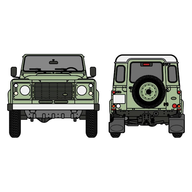 Defender - avant et arrière