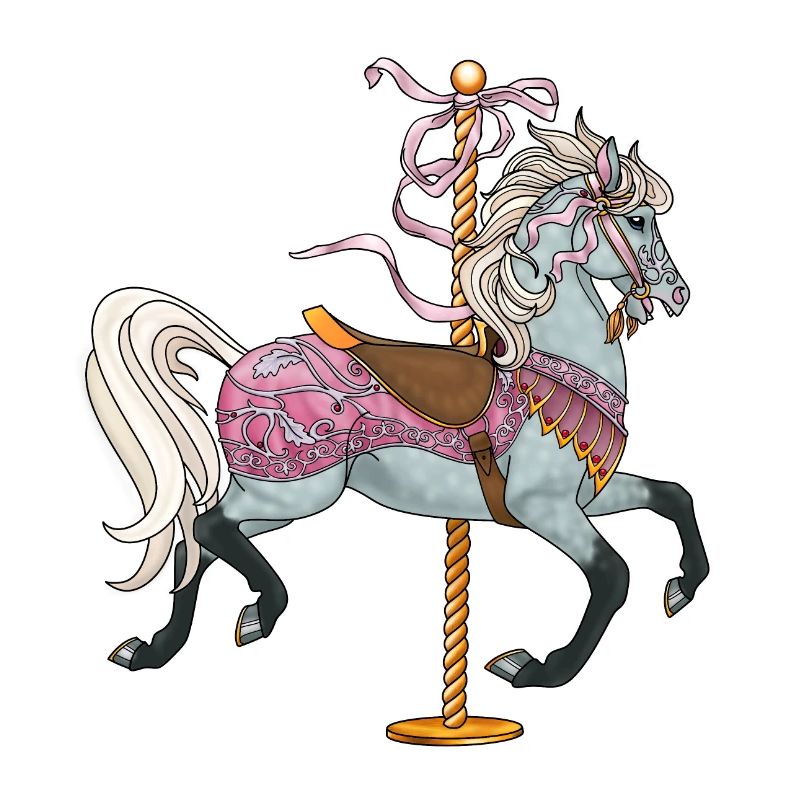 Karussellpferd