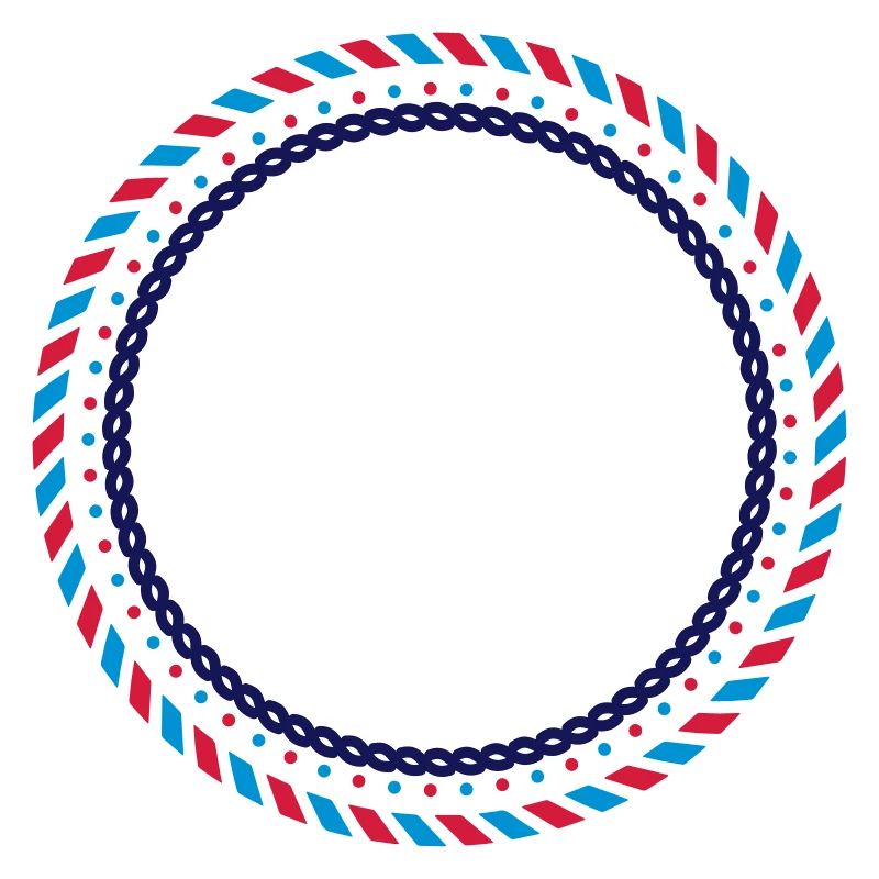 A round frame