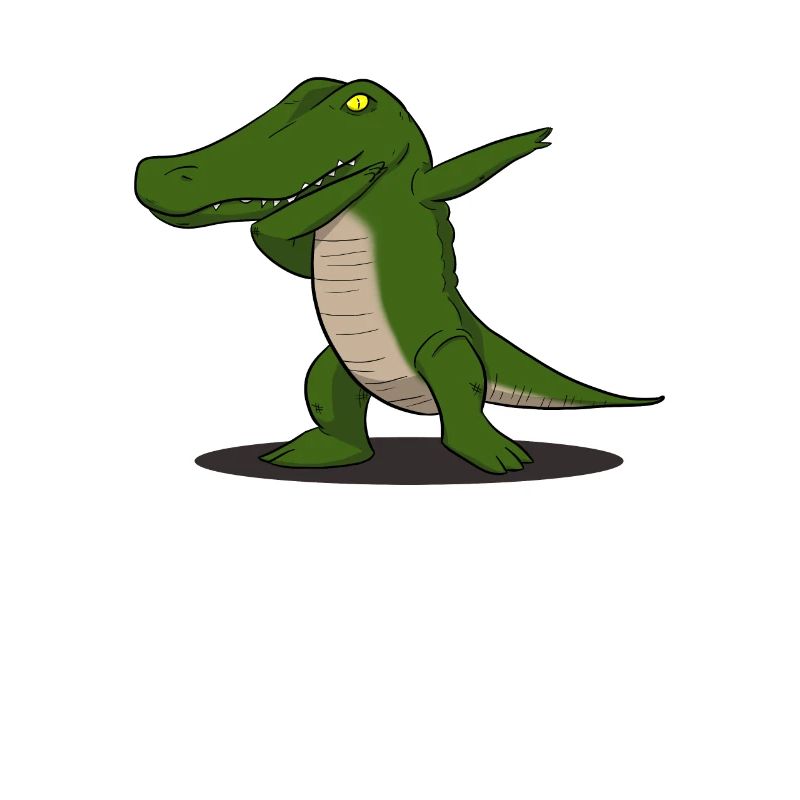 Krokodil Kroko Dab Dabbing Trend Tanz dapping