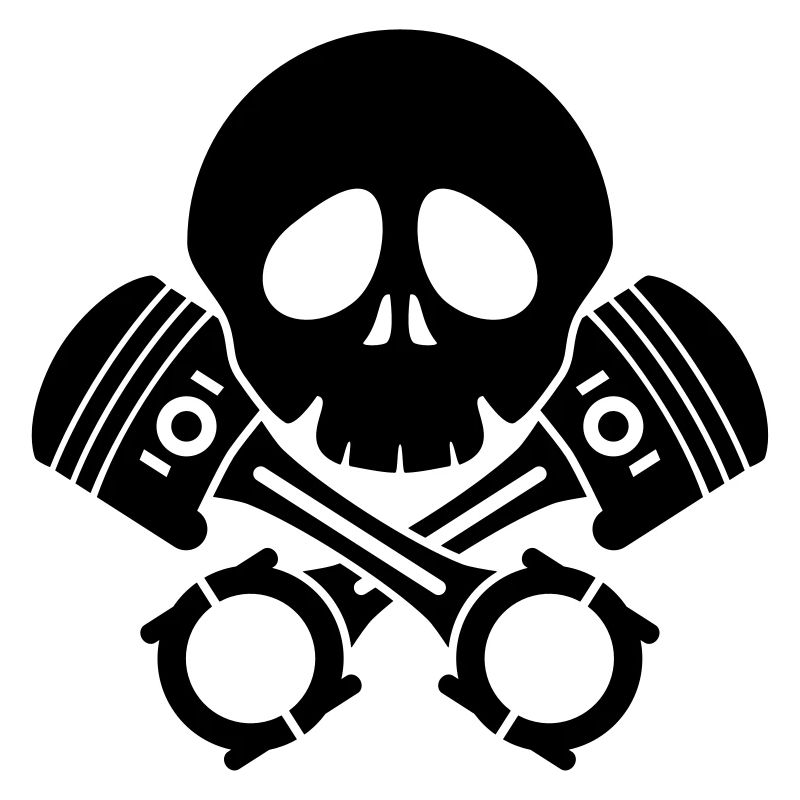schädel kolben motor