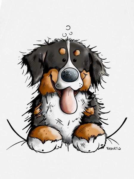 Happy Bernese Mountain Dog