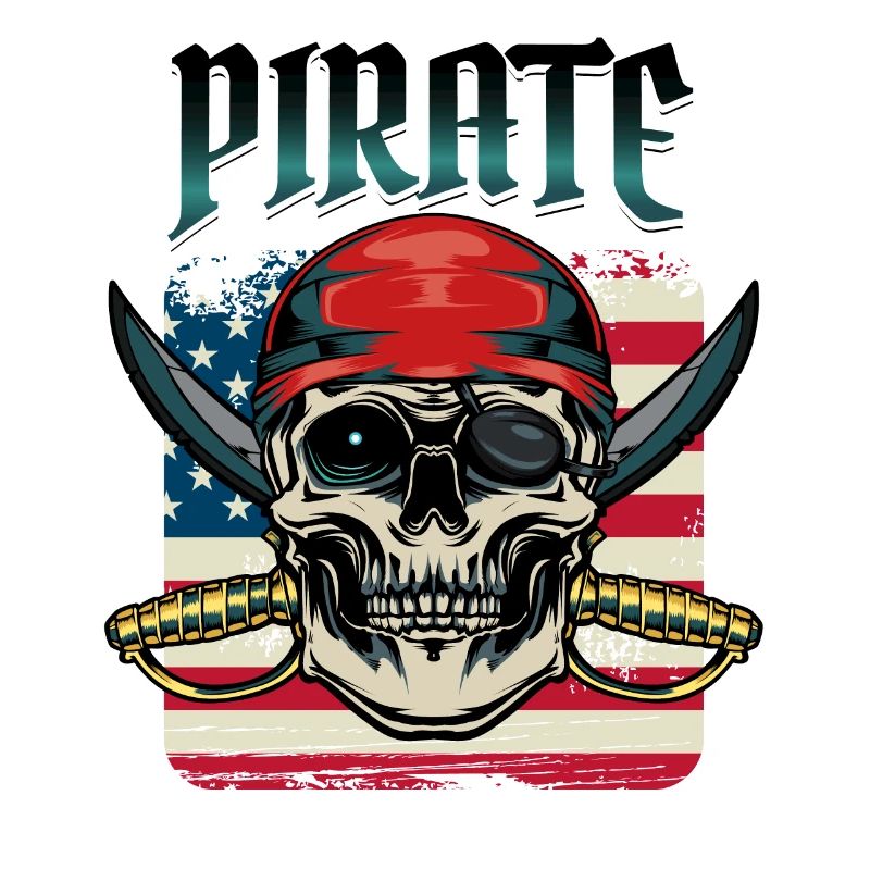 Drapeau Pirate Pirate Skull Saber Pirate Gift