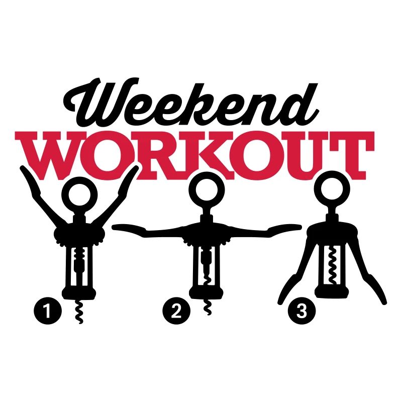 Weekend workout corkscrew