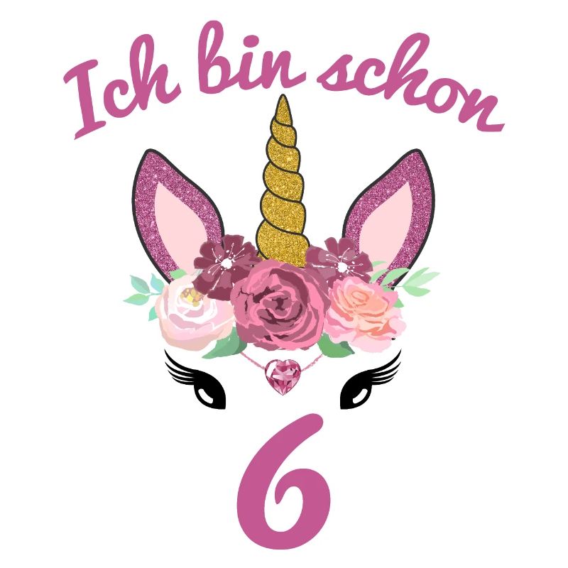 6 Jahre Geburtstag Geschenk Einhorn Mädchen