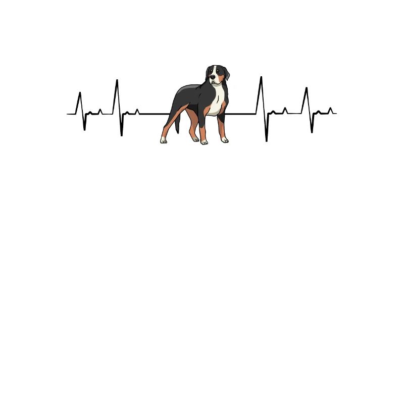 Schweizer Sennenhund Herzschlag Geschenk