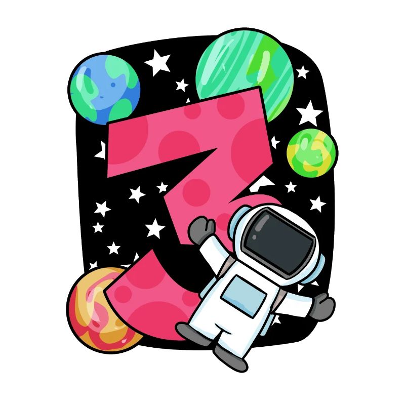 3 Geburtstag Junge - 3 Jahre alt - Ich bin 3