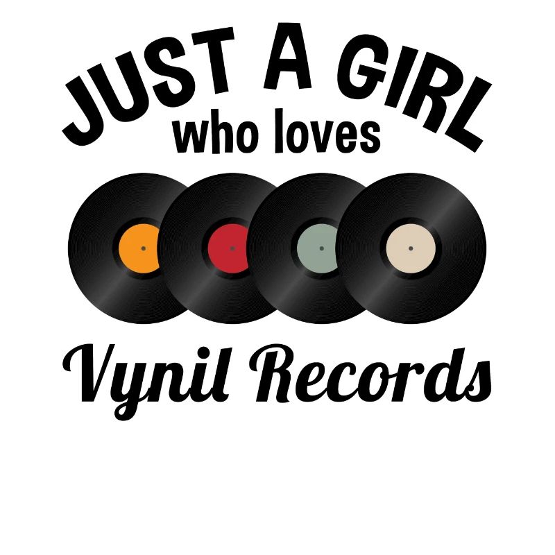 Schallplatte Vinyl Spruch Damen Mädchen Geschenk
