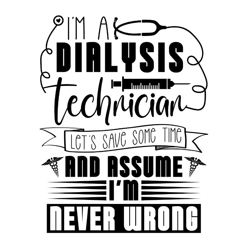 Dialyse Néphrologie Dialyse Technicien Idée Cadeau