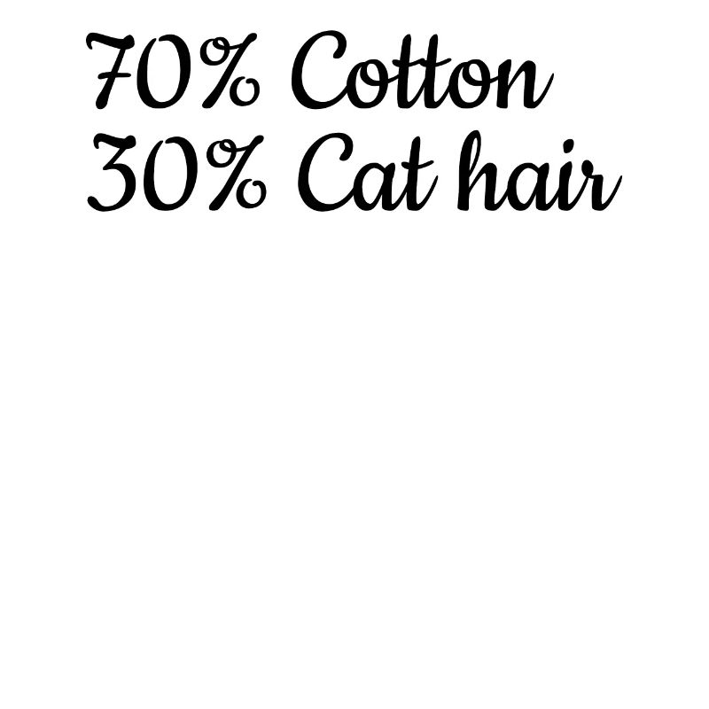 Drôle de chat Meme I 70% Coton 30% Poils de chat