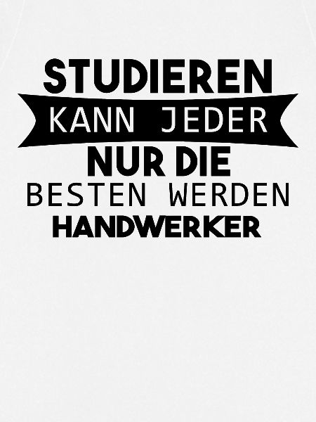 Handwerker lustiger Spruch