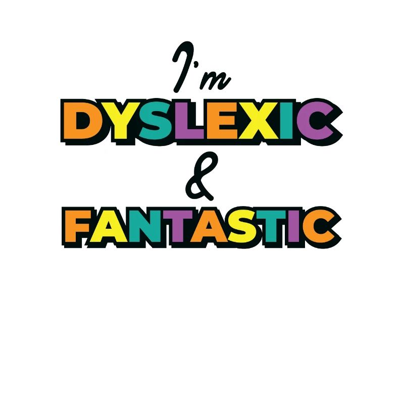 Dyslexia Awareness Colorful Learning Disability