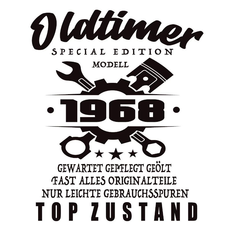 Oldtimer Special Edition Modell 1968 Geburtstag