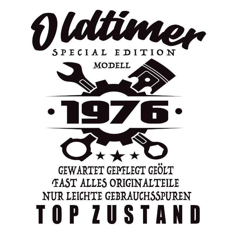 Oldtimer Special Edition Modell 1976 Geburtstag