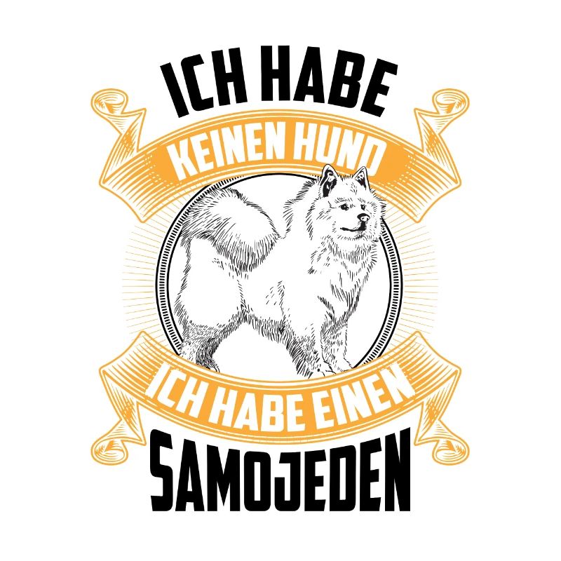 Ich habe einen Samojede Samojedenspitz