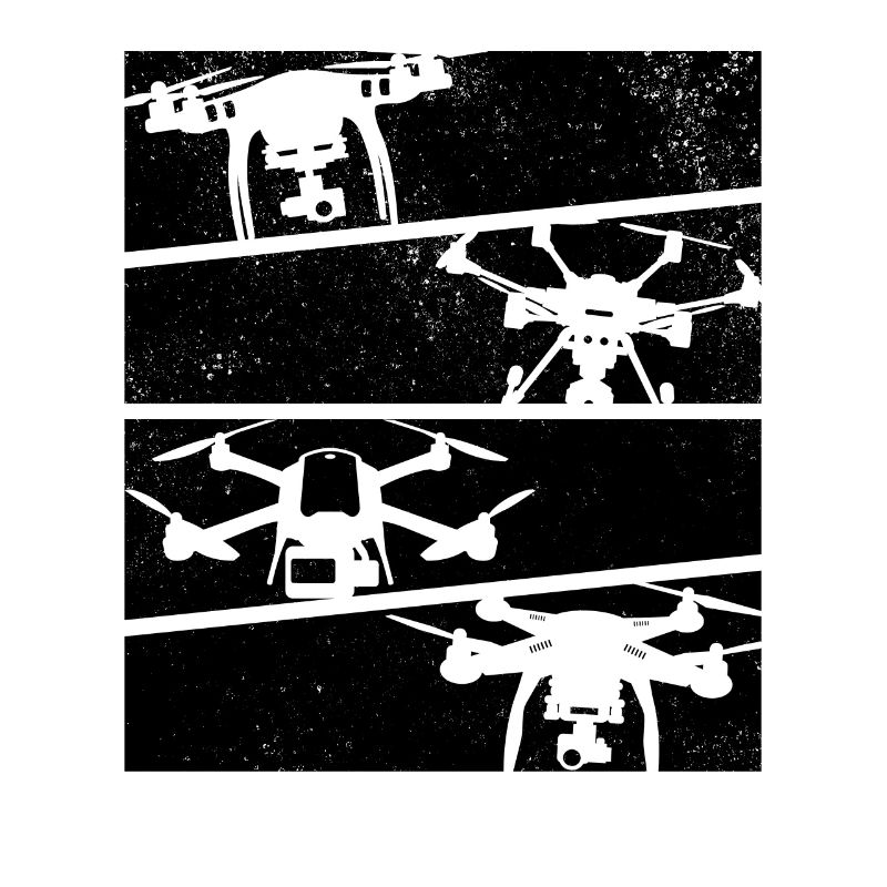 Retro Drone - Drones Racing Quadcopter Drone Pilot