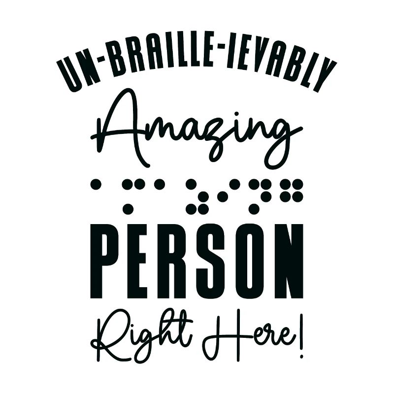 Braille Blind Blindness Awareness Visually