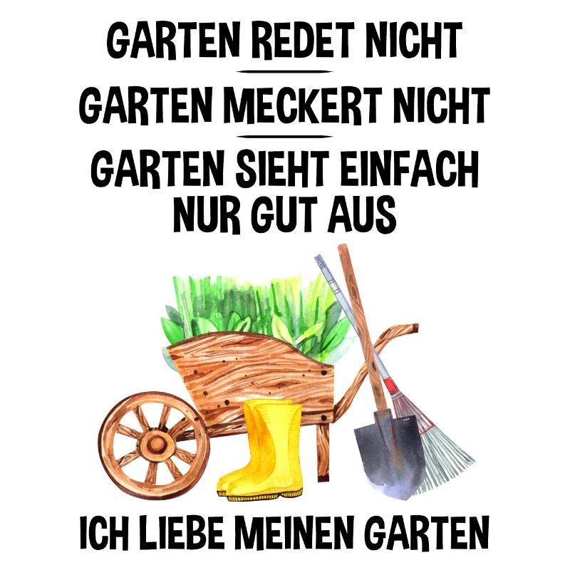 Garten Lustiger Spruch Hobby Gärtner Geschenkidee