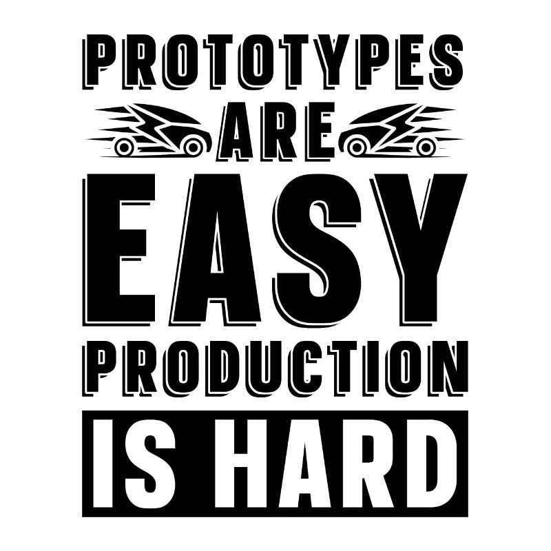 Les prototypes sont faciles Programmeur Ingénieur Robotique