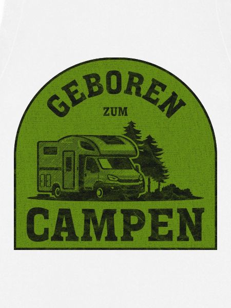 Geboren Zum Campen Patch
