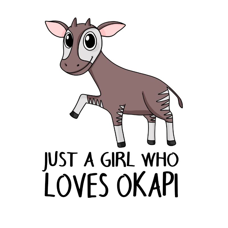 Okapi Mädchen Spruch