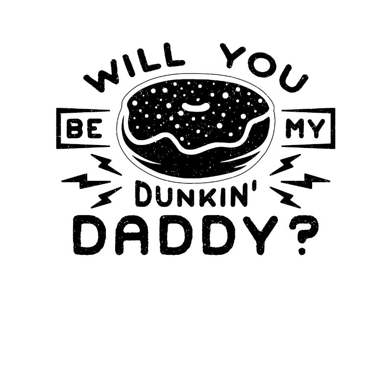 Will You Be My Breakfast Coffee & Donuts Lover