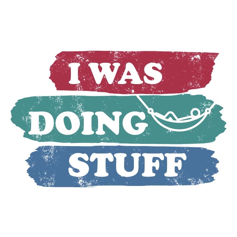 I was doing stuff - Hängematte vintage