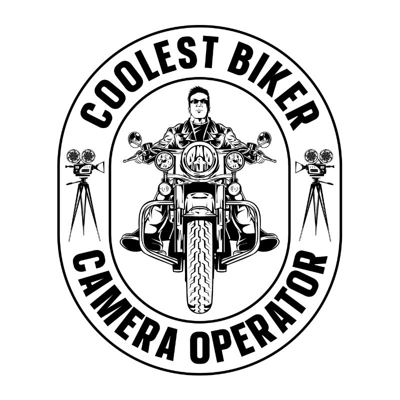 Coolest Biker Camera Filmmaker Camera Operators