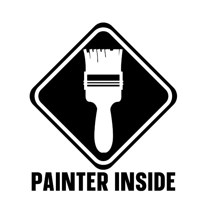 Painter Inside Paint Brush Craftsmen Painters
