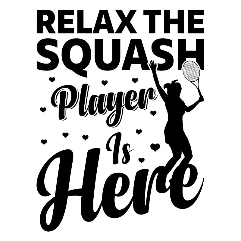 Relax Le joueur de squash est là - Squash Player