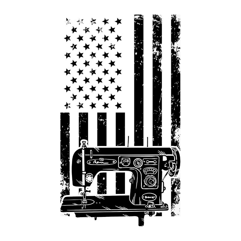 Sewing US flag Sewing Machine