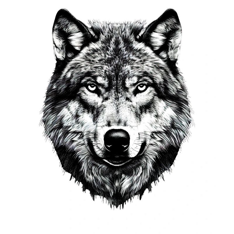 Loup Motif Loups Wolf Pack Gris Wolfhound Wolf