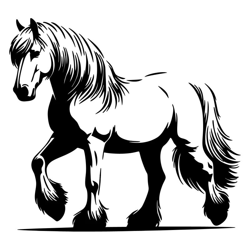 Haflinger de cheval