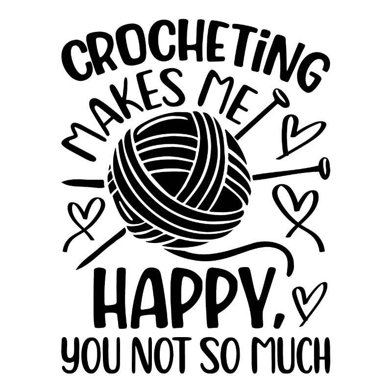 Le crochet me rend heureuse pas tant que ça - Croche