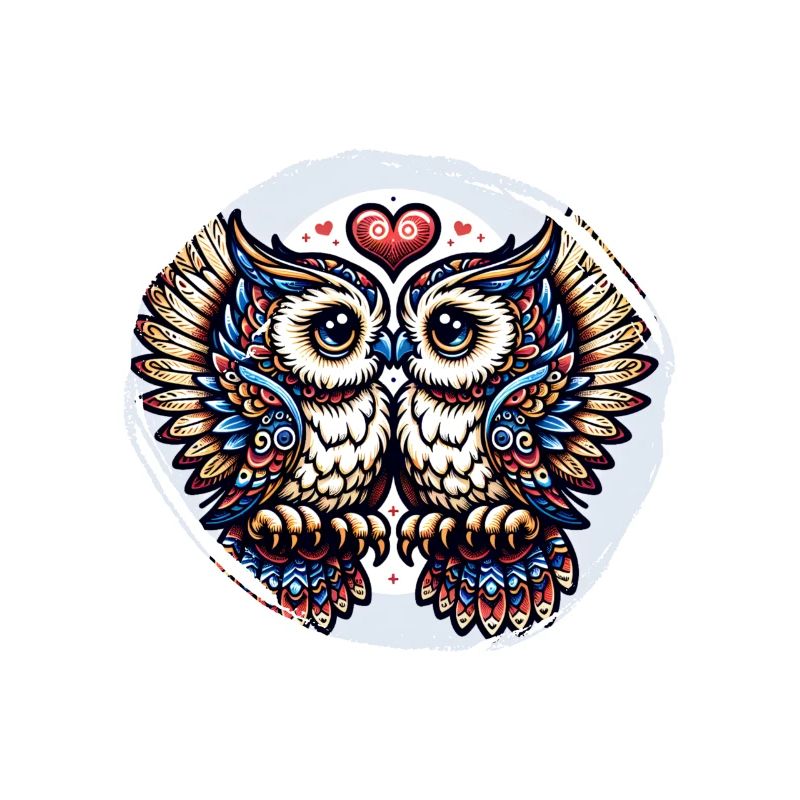 Owlways my Valentine Eule
