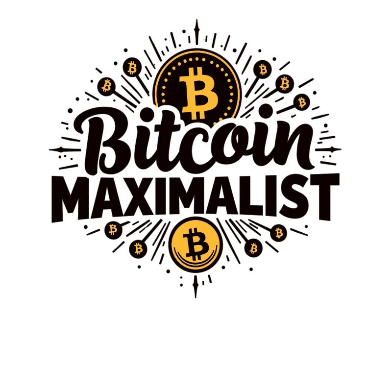 Bitcoin Maximalist - Design crypto élégant