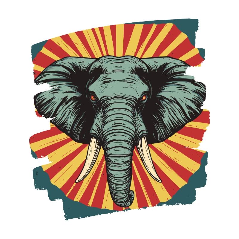 Éléphant Rétro