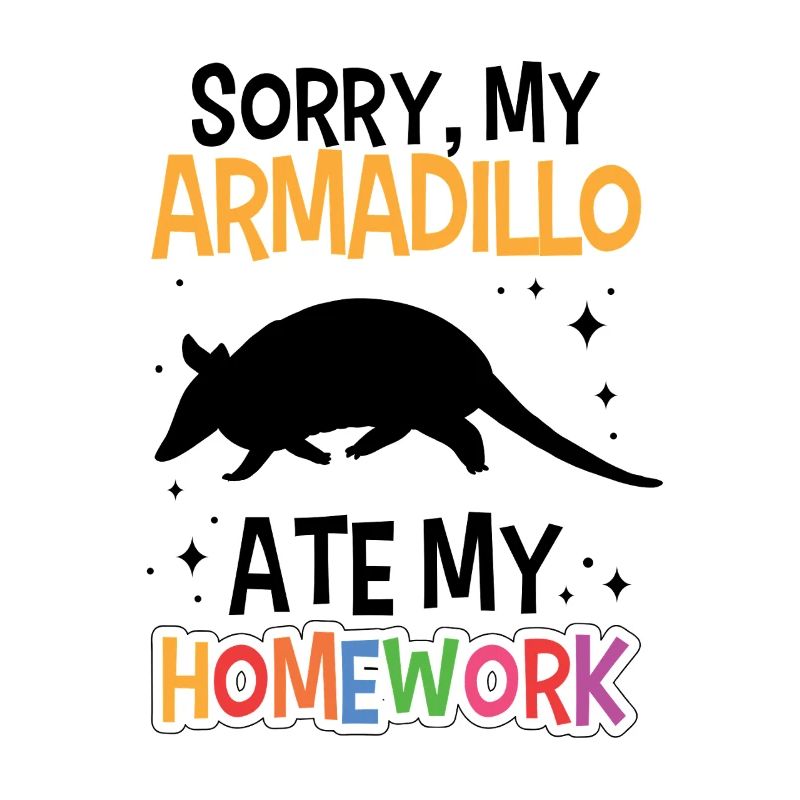Armadillo mangé devoirs Armadillo