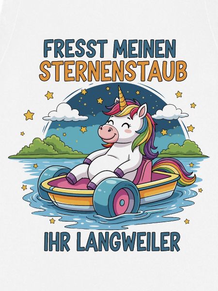 Einhorn Tretbootfahrt