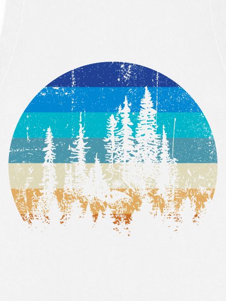 Sunset Forest Silhouette Print