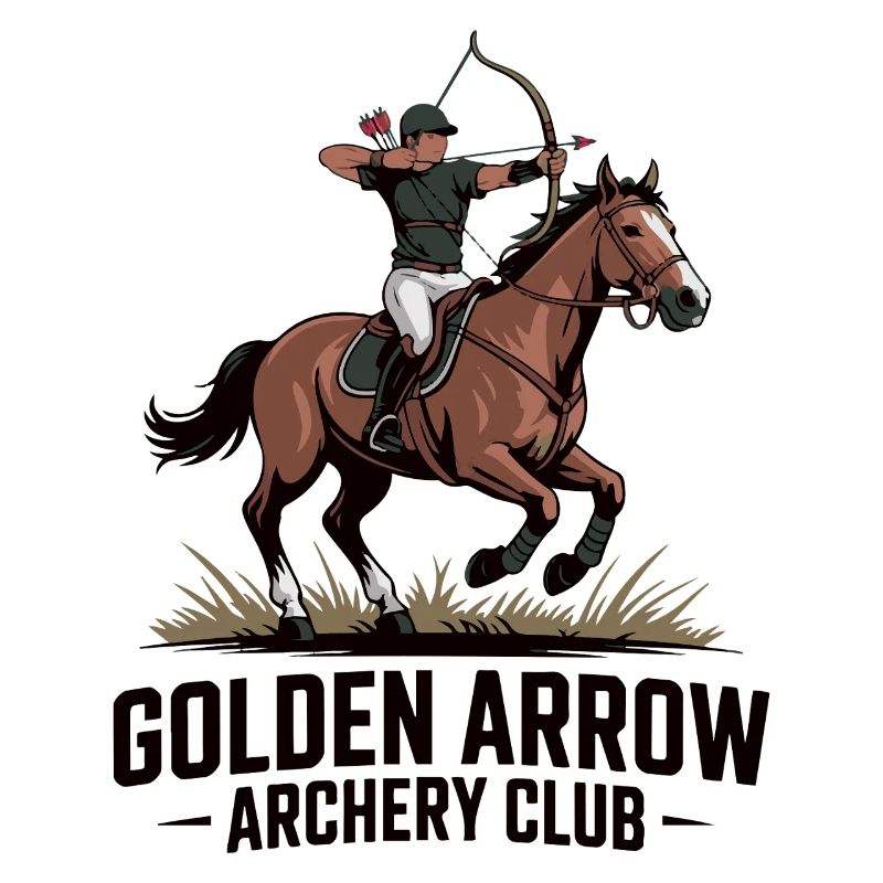 Cimier d'archer dynamique à cheval