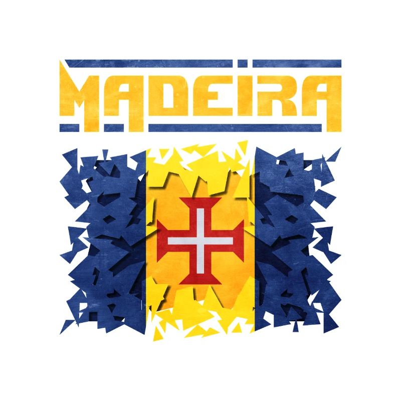 Madeira Flag Abstract Design