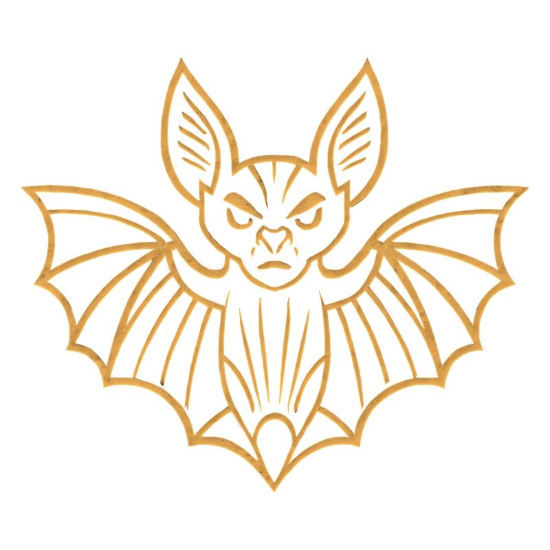 Conception de lignes de chauve-souris dorées