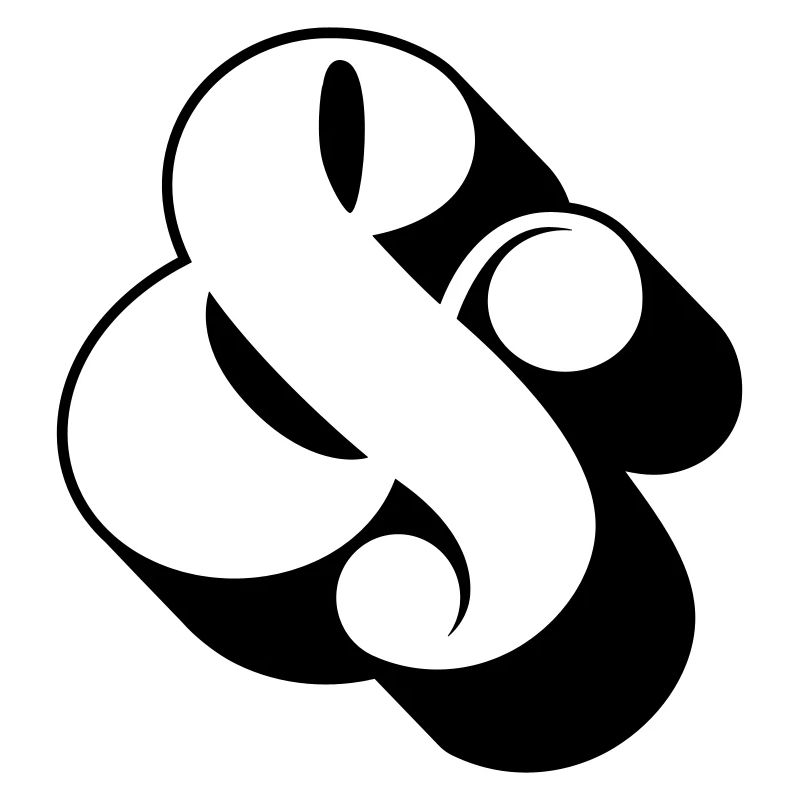 Et-Zeichen & – Funky Swag Symbol Design