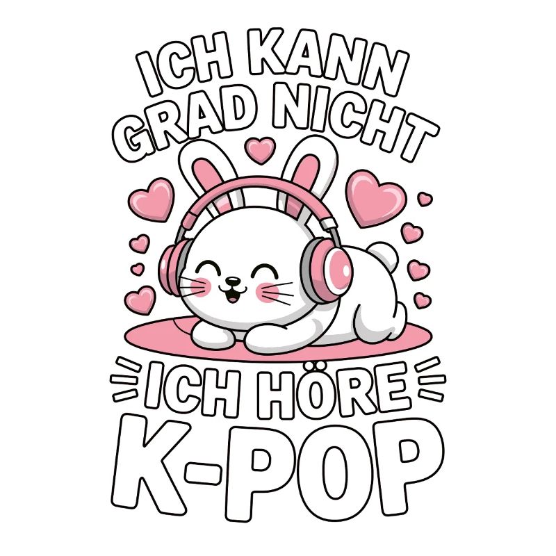 K-Pop Ear Bunny: Cute Headphone Bunny